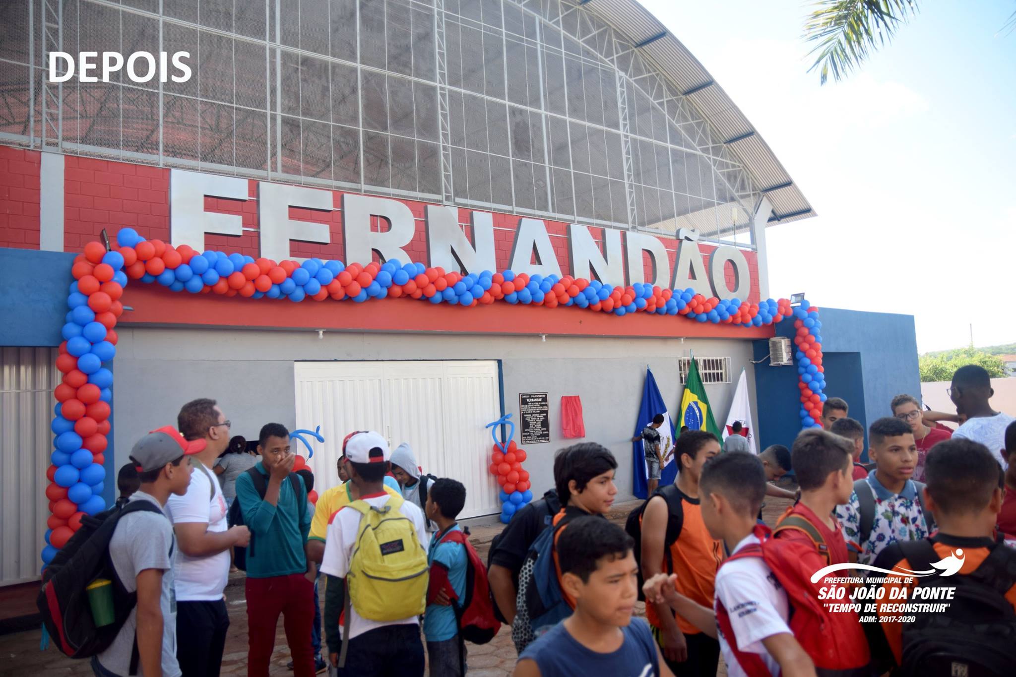 Inauguração da reforma e ampliação do Ginásio Poliesportivo “Fernandão” abrilhanta etapa do JEMG em São João da Ponte