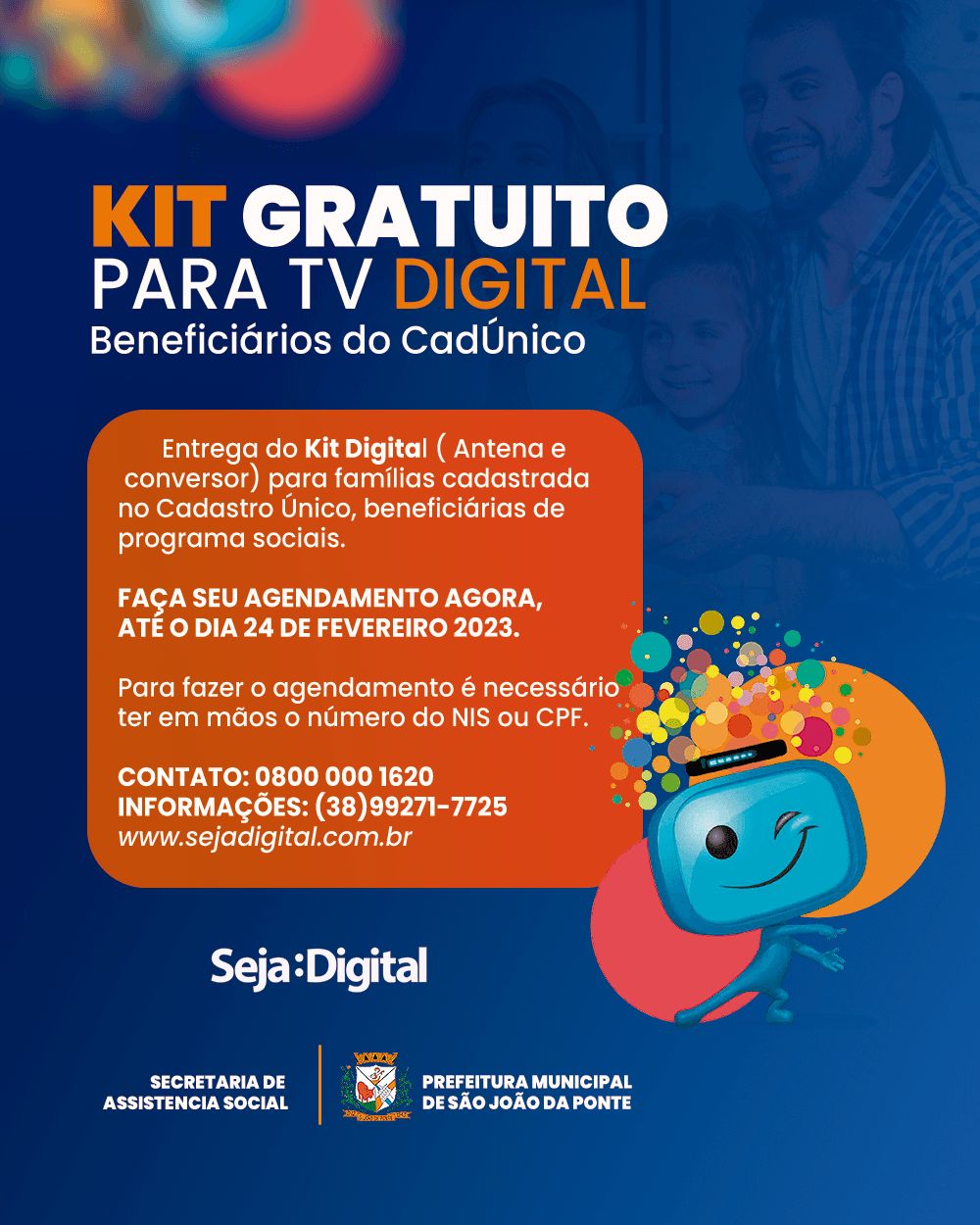 Sinal da TV Digital já está disponível em Tibagi - Prefeitura de